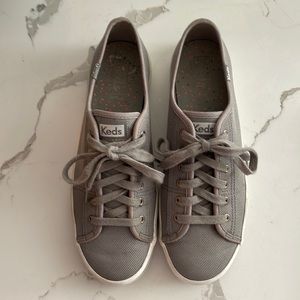 Keds Kickstart Shine Ortholite Sneaker Gray Size 8 Nylon 57392